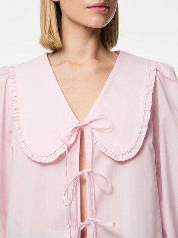 PIECES Bluse i pink