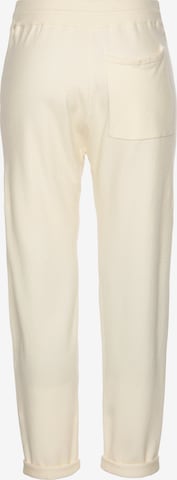 LASCANA Tapered Pants in White