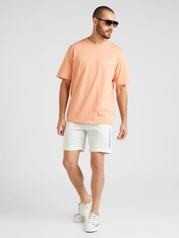 JACK & JONES Tričko 'JORSEQUOIA' - Oranžová