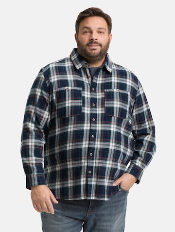 TOM TAILOR Men + Comfort Fit Hemd in Blau: Vorderseite