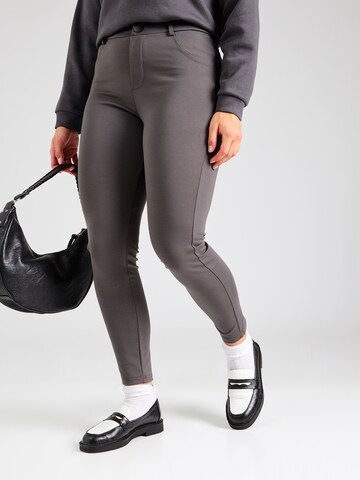 ONLY Carmakoma Skinny Trousers 'CARTAY' in Grey: front