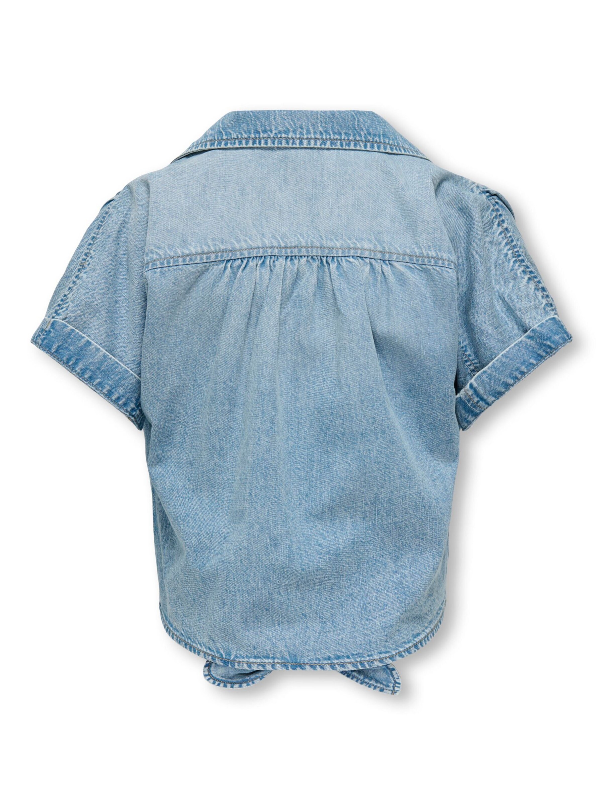 ONLY GIRLS Regular fit Overhemd 'KOGPaula' in Blauw