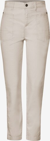 STREET ONE Slimfit Hose in Beige: predná strana