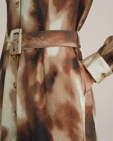 WE Fashion Shirt dress in Brown