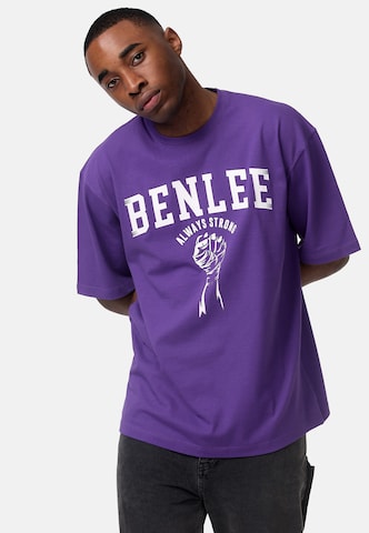 T-Shirt fonctionnel 'Lieden' Benlee en violet : devant