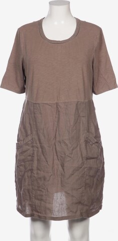 SAMOON Dress in XXL in Brown: front