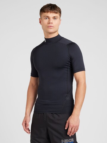 UNDER ARMOUR Funktionsshirt in Schwarz: Vorderseite