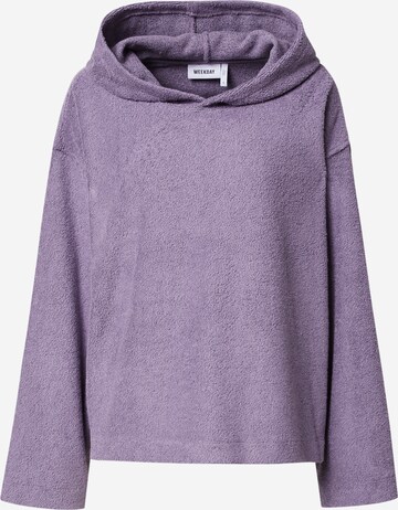 WEEKDAY Sweatshirt 'Arina' in Lila: voorkant