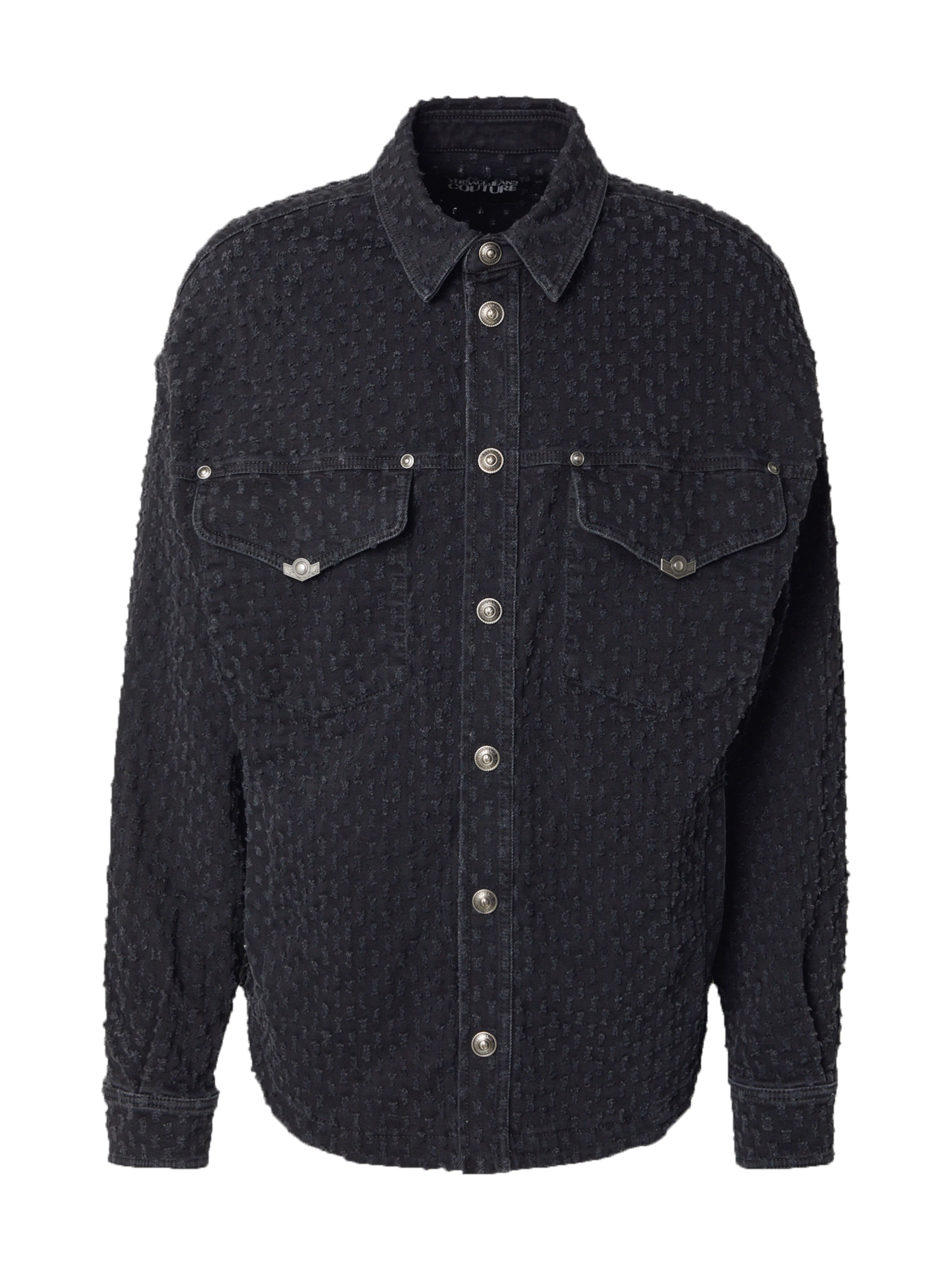 Giacca di mezza stagione di Versace Jeans Couture in nero: frontale