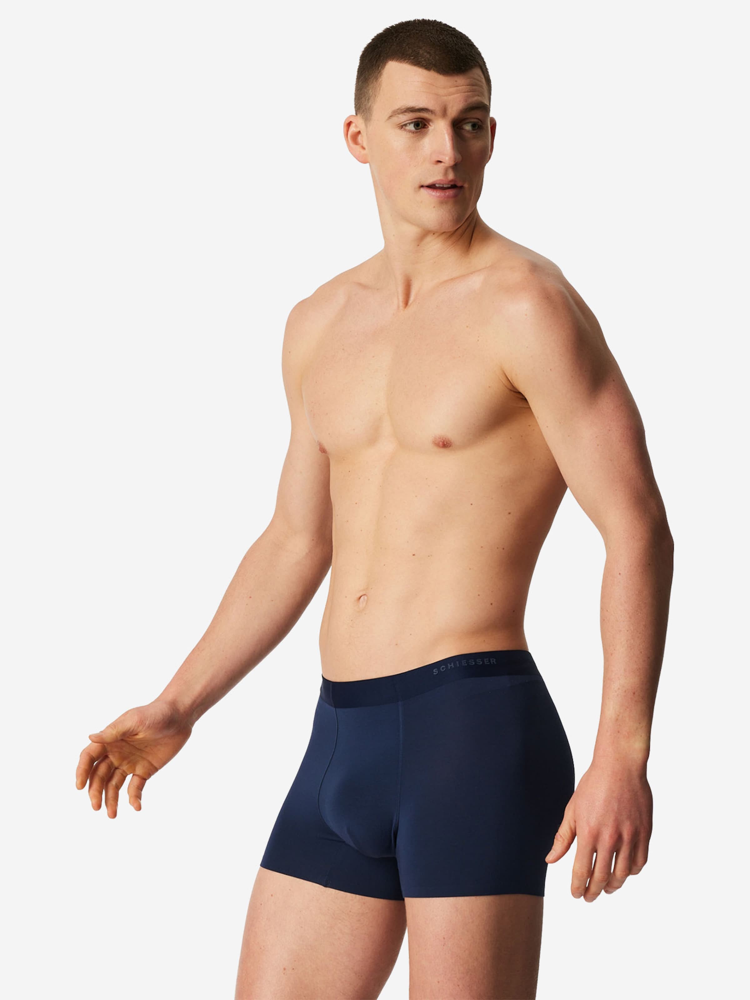 SCHIESSER Boxershorts ' Modern Bonded ' in Blauw