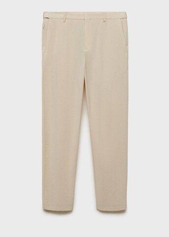 MANGO MAN Slim fit Chino Pants 'Lunar' in Beige