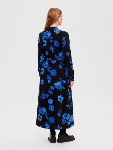 Rochie tip bluză 'SLFZKATRINA' de la SELECTED FEMME pe negru