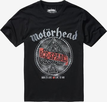 Brandit Shirt 'Motörhead Ace of Spade' in Zwart: voorkant