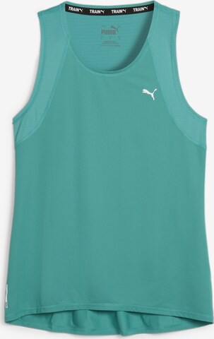 PUMA Sporttop in Groen: voorkant