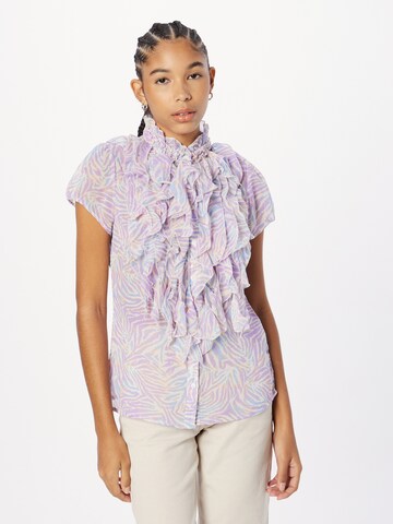 SAINT TROPEZ Blouse in Purple: front