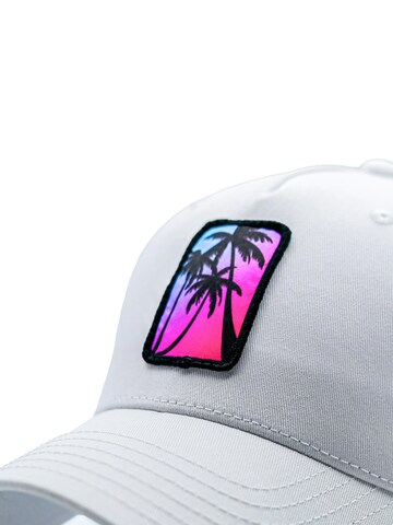 Be52 Cap 'Palms' in Weiß