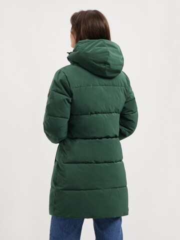 Travelin Wintermantel 'Rissne' in Groen