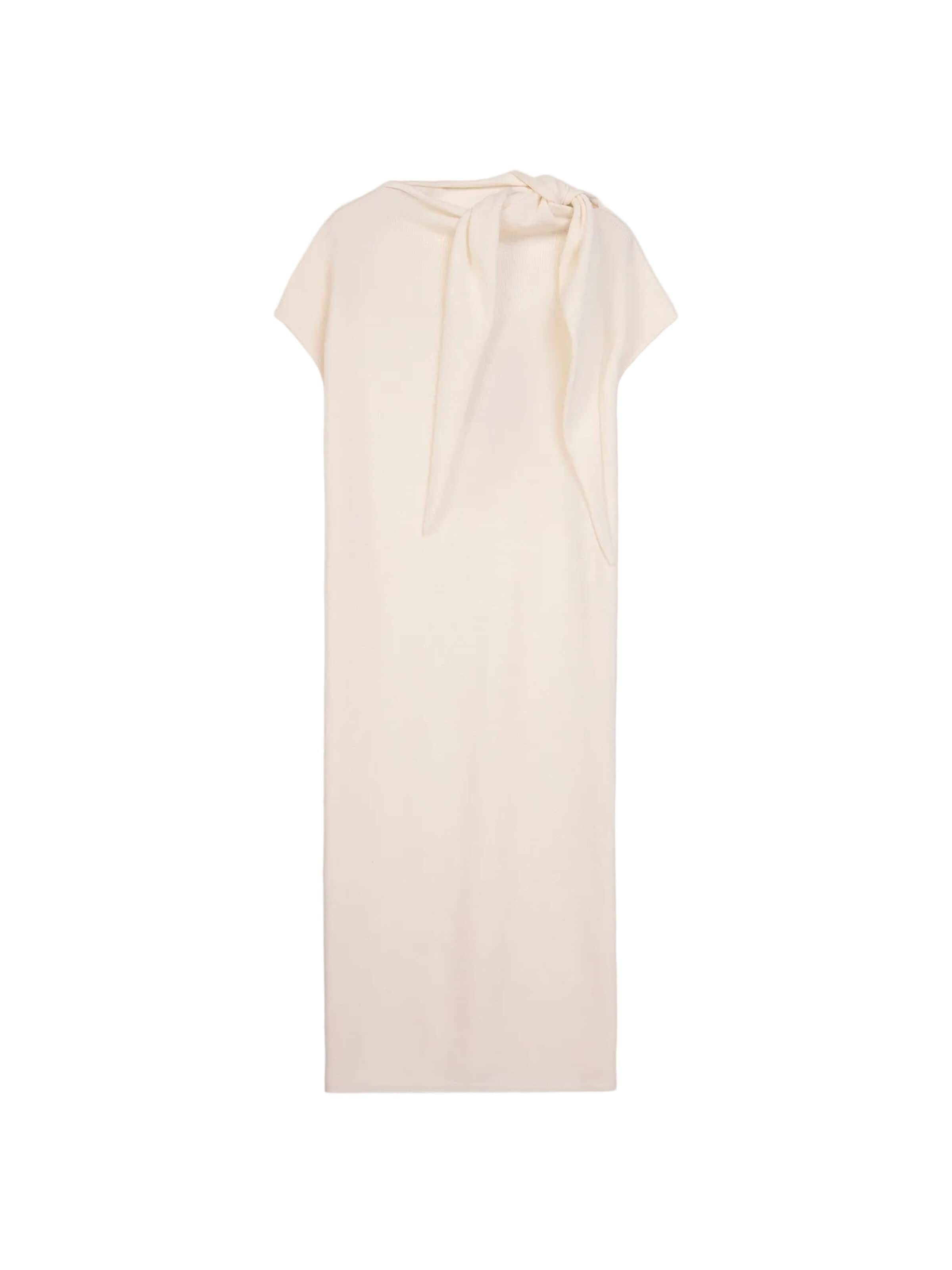 GOBI Cashmere - Vestido en beige: frente