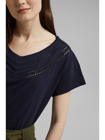 ESPRIT Shirt in Blauw