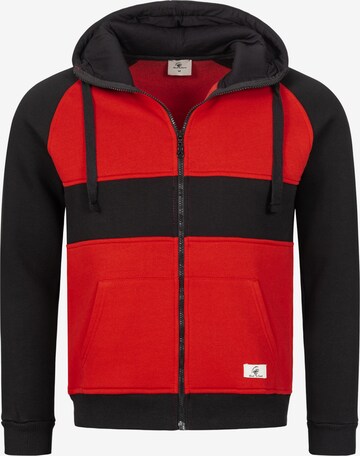 Rock Creek Sweatjacke in Rot: predná strana