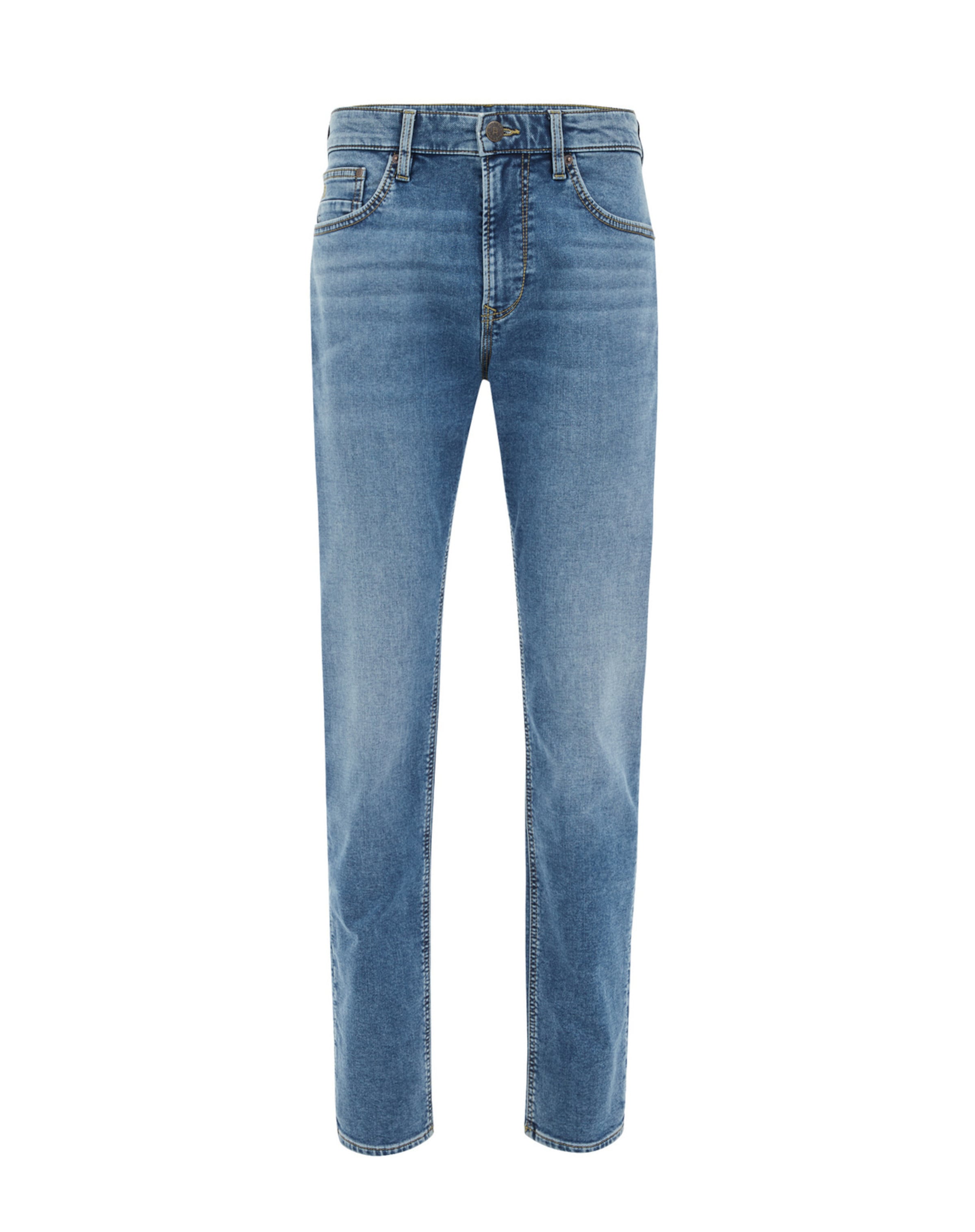 Coupe slim Jean WE Fashion en bleu : devant