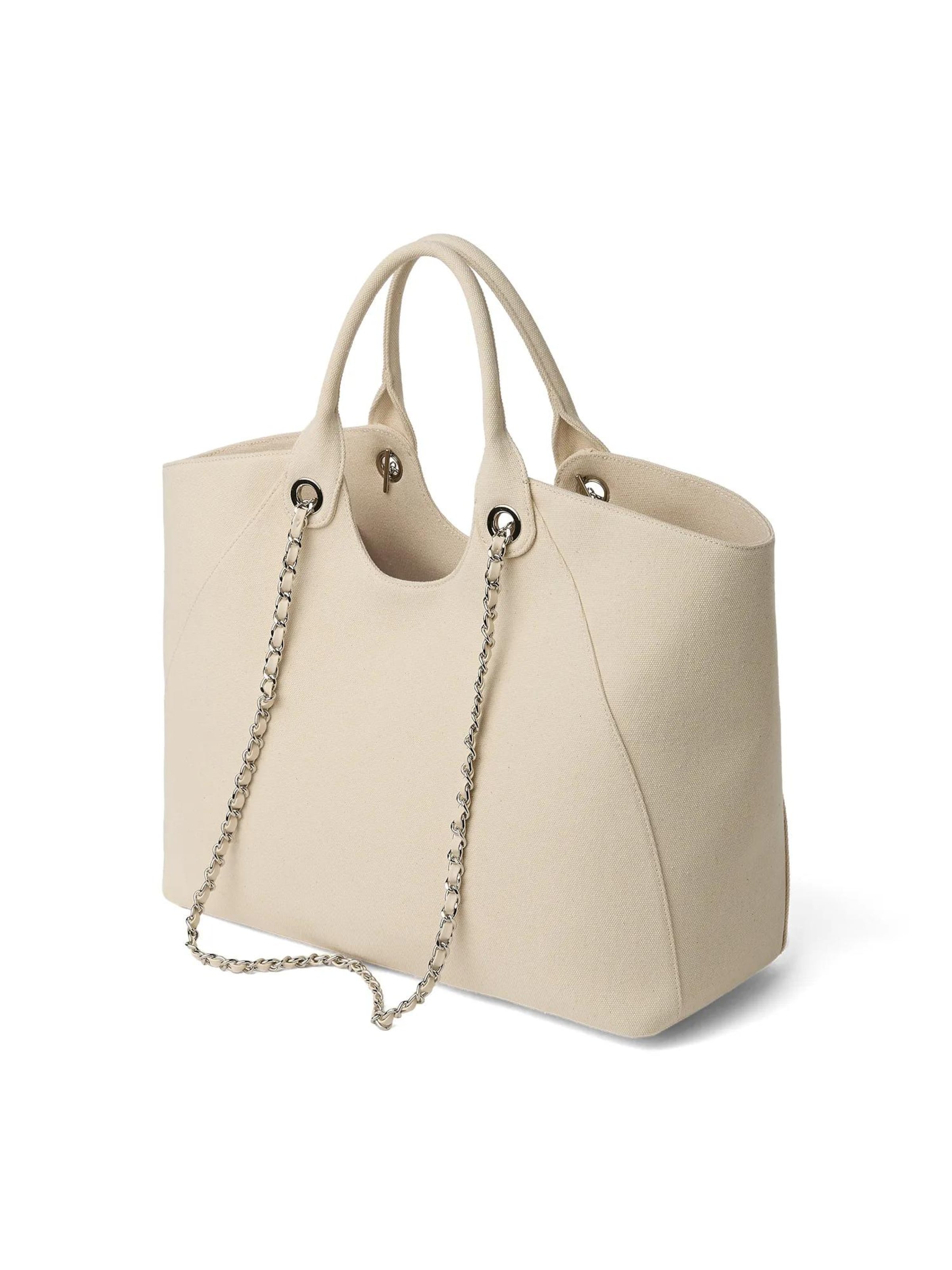 Karl Lagerfeld Shopper táska 'Rue St-Guillaume' - bézs