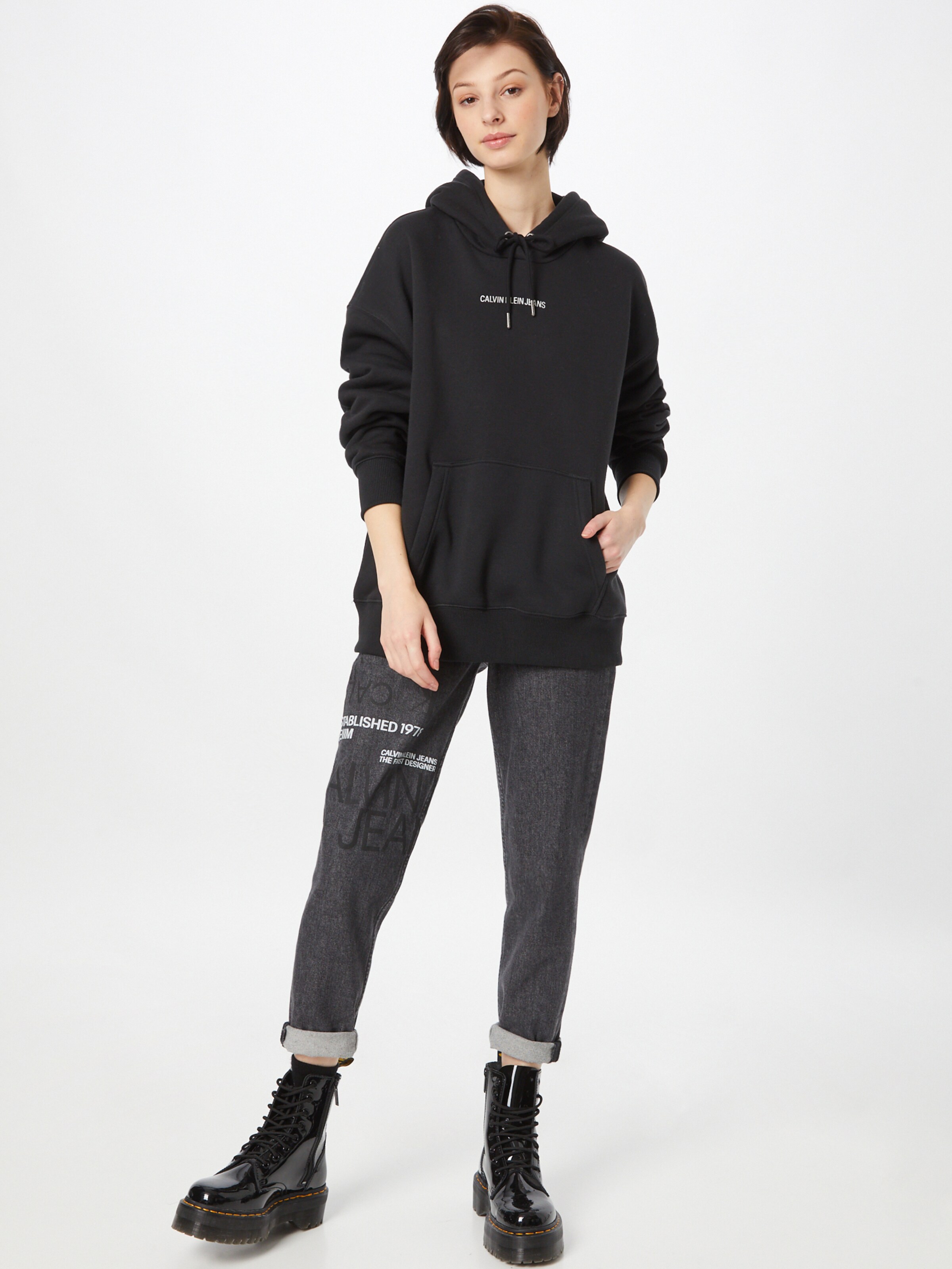 Femme Sweat-shirt Calvin Klein Jeans en Noir 