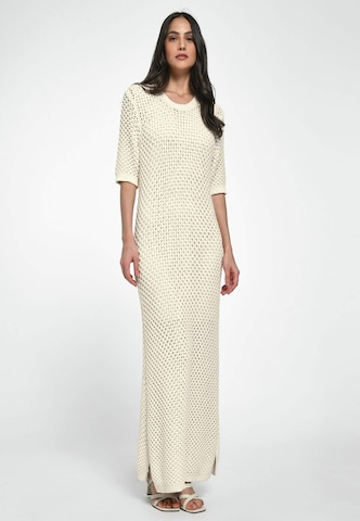 Robe Laura Biagiotti Roma en beige : devant