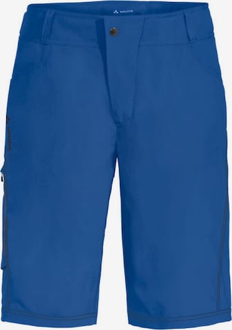 VAUDE Regular Workout Pants ' Ledro ' in Blue: front