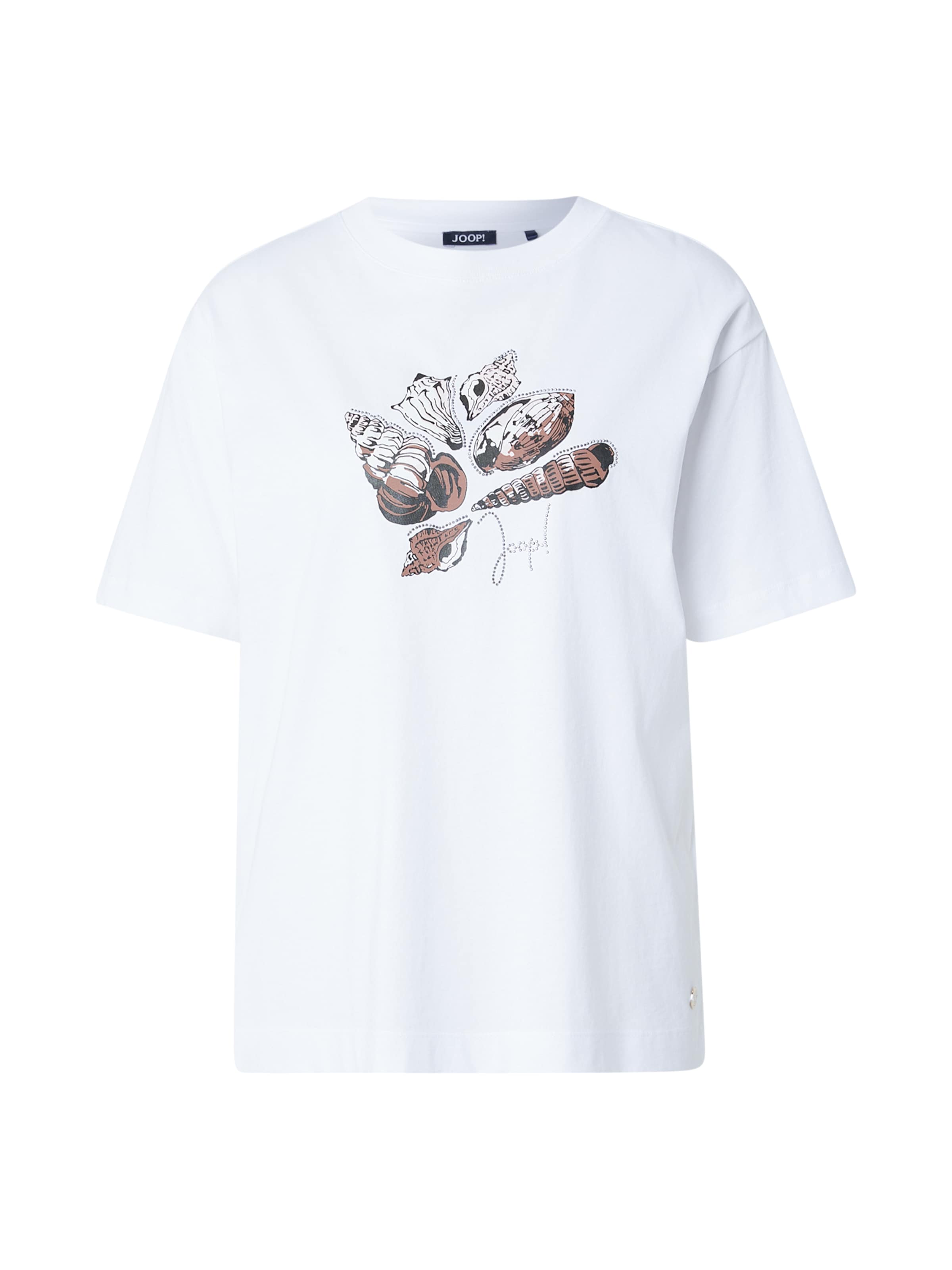 JOOP! T-shirt 'Tristiane' i vit: framsida