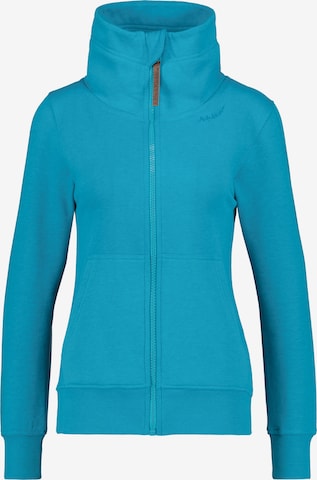 Alife and Kickin Zip-Up Hoodie 'VivianaAK' in Blue: front