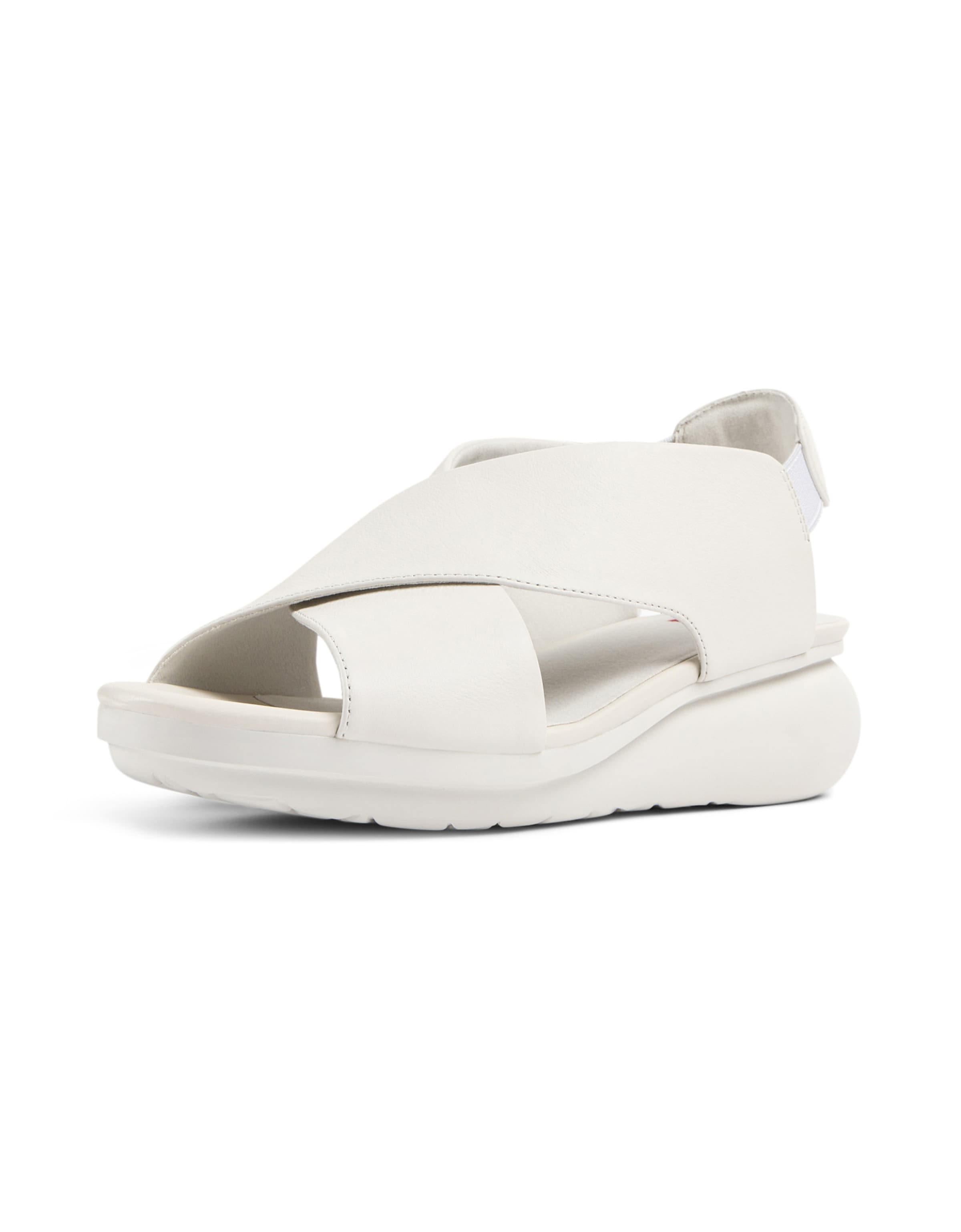 CAMPER Strap sandal ' Balloon ' in White: front