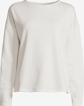 salzhaut Sweatshirt 'Wiede - Koll' in White: front