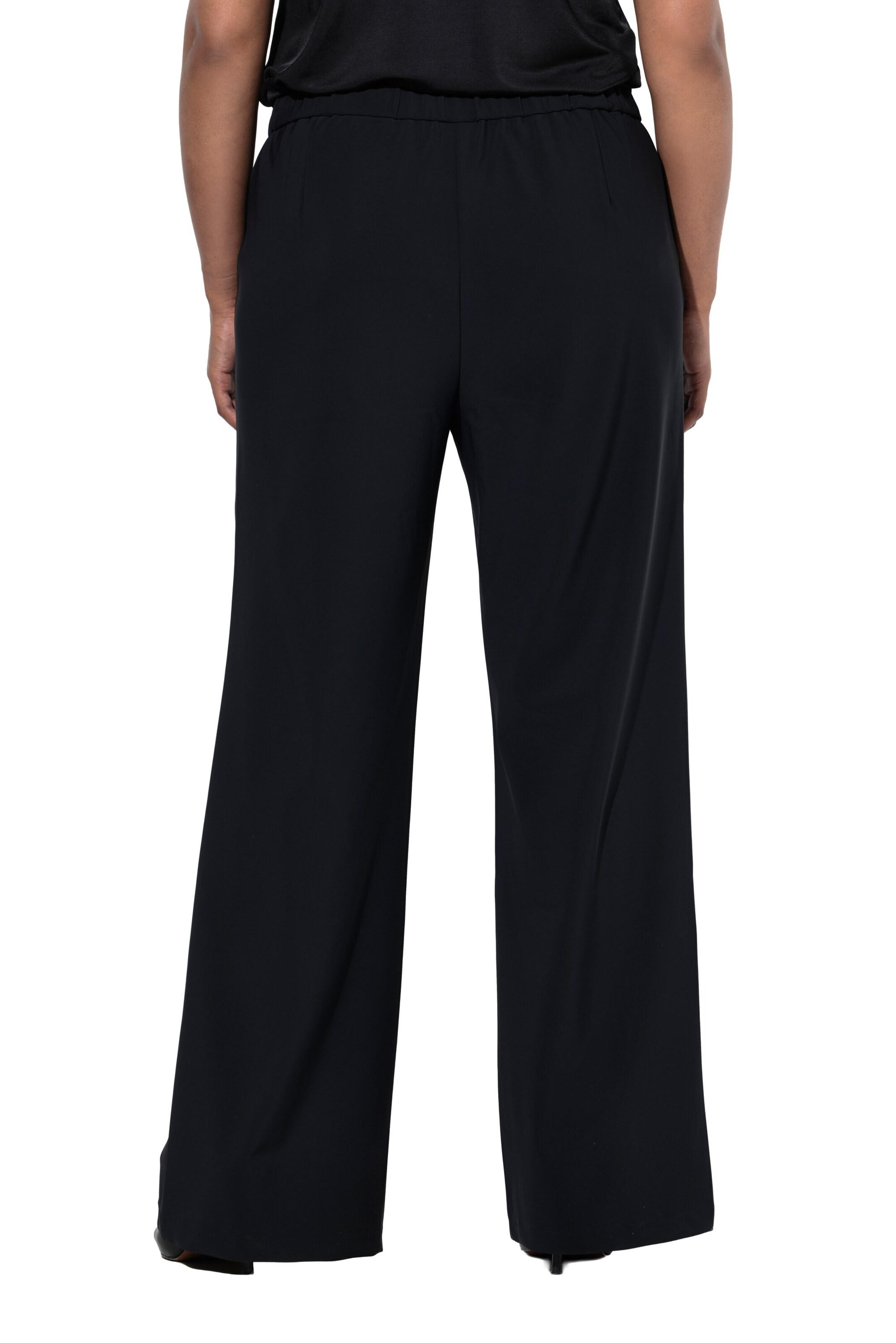 Ulla Popken Wide leg Trousers in Black