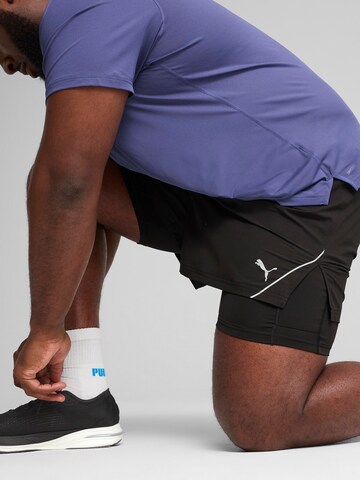 PUMA Regular Sportshorts 'Ultraweave 5' in Schwarz