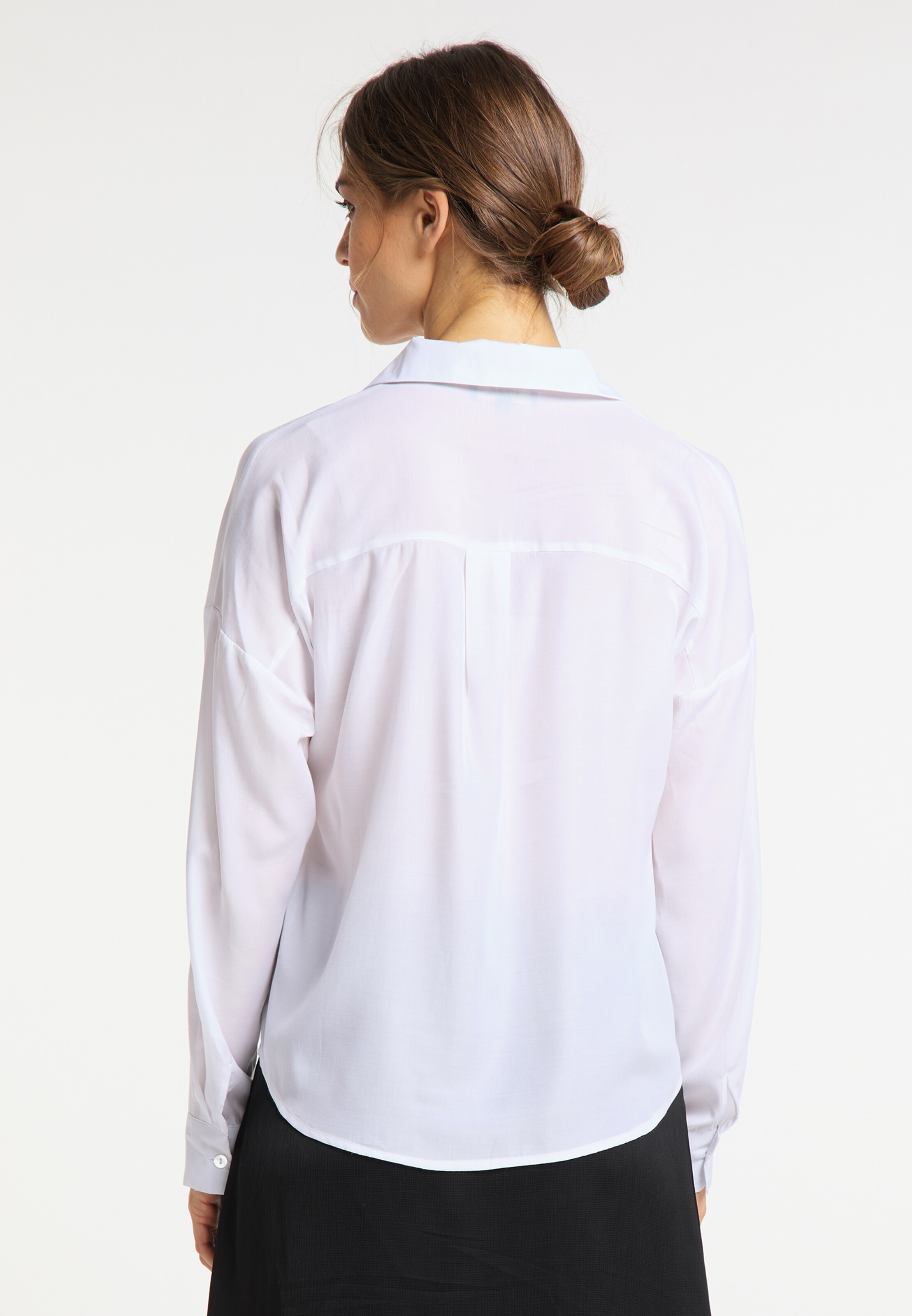 Frauen Große Größen usha BLACK LABEL Bluse in Weiß - OK59223 Frauen Große Größen usha BLACK LABEL Bluse in Weiß - OK59223