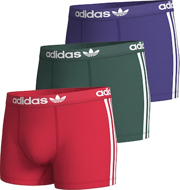 ADIDAS ORIGINALS Boxershorts ' Comfort Flex Cotton 3 Stripes ' in Blauw