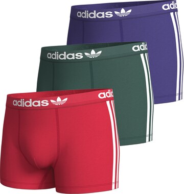 ADIDAS ORIGINALS Boxershorts ' Comfort Flex Cotton 3 Stripes ' in Blauw