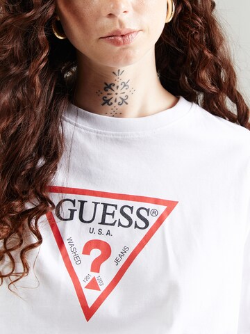 GUESS JEANS Shirt 'ICONIC' in Wit