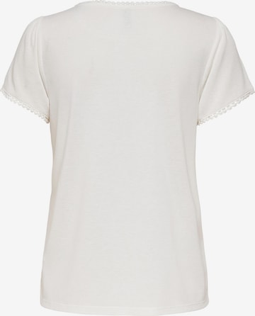 ONLY - Camiseta 'Ariana' en blanco