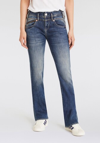 Herrlicher Flared Jeans in Blau: Vorderseite
