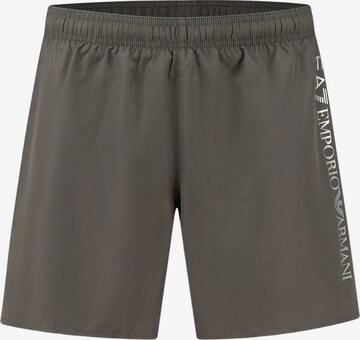 EA7 Emporio Armani Board Shorts in Green: front