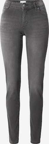 MUSTANGSlimfit Traperice 'Crosby' - crna boja: prednji dio