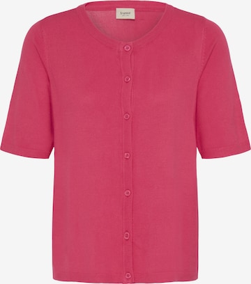 Fransa Strickjacke in Pink: Vorderseite