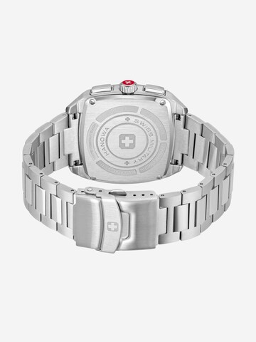 SWISS MILITARY HANOWA Analoog horloge 'Starlight' in Zilver