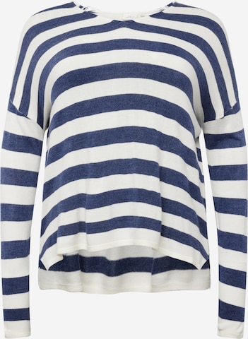 Pull-over 'AMALIA' ONLY Carmakoma en bleu : devant