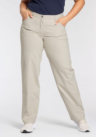 KjBRAND Regular Pants in Beige: front