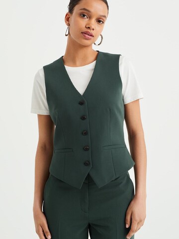 Gilet de costume WE Fashion en vert