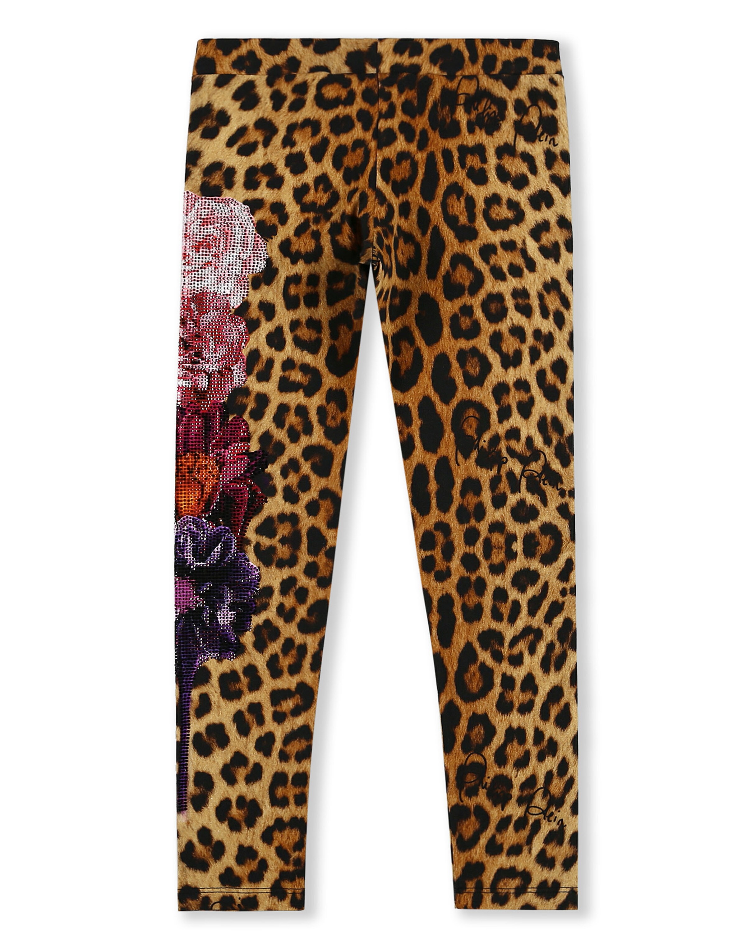 Philipp Plein - Slimfit Calças 'Maculate' em castanho