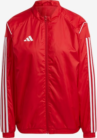 ADIDAS PERFORMANCE Athletic Jacket in Red: front